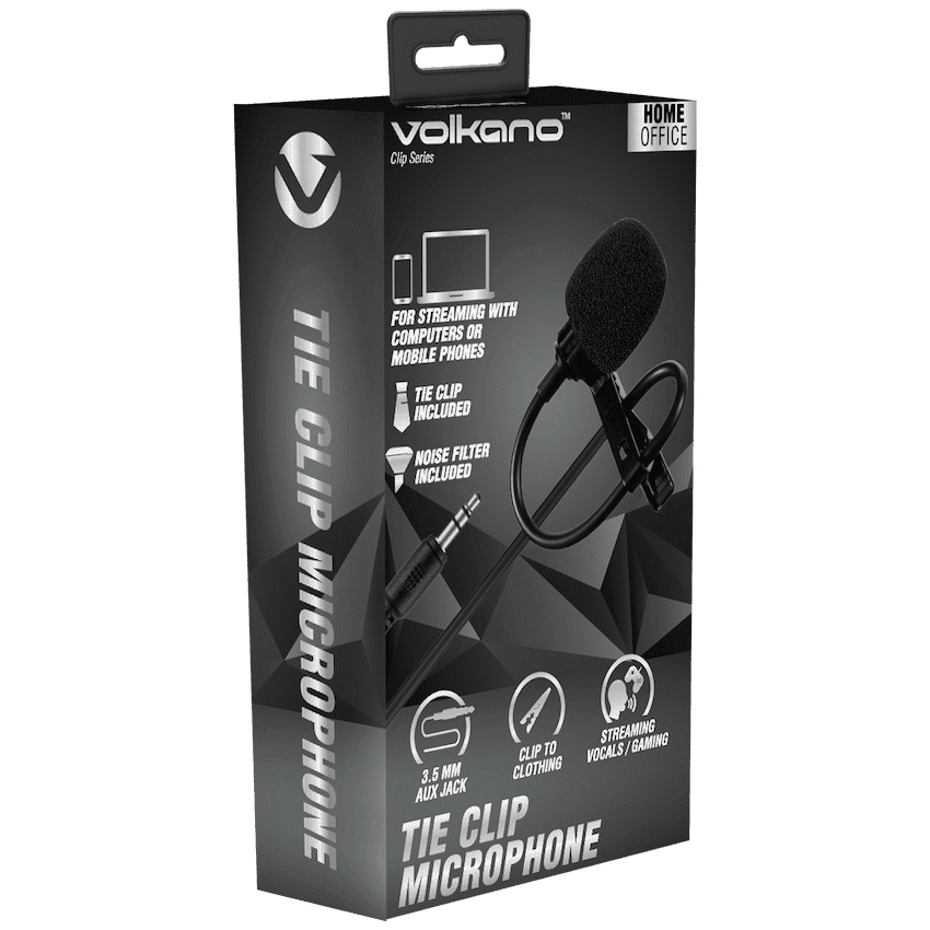 Volkano Clip series 3.5mm Tieclip Microphone 4