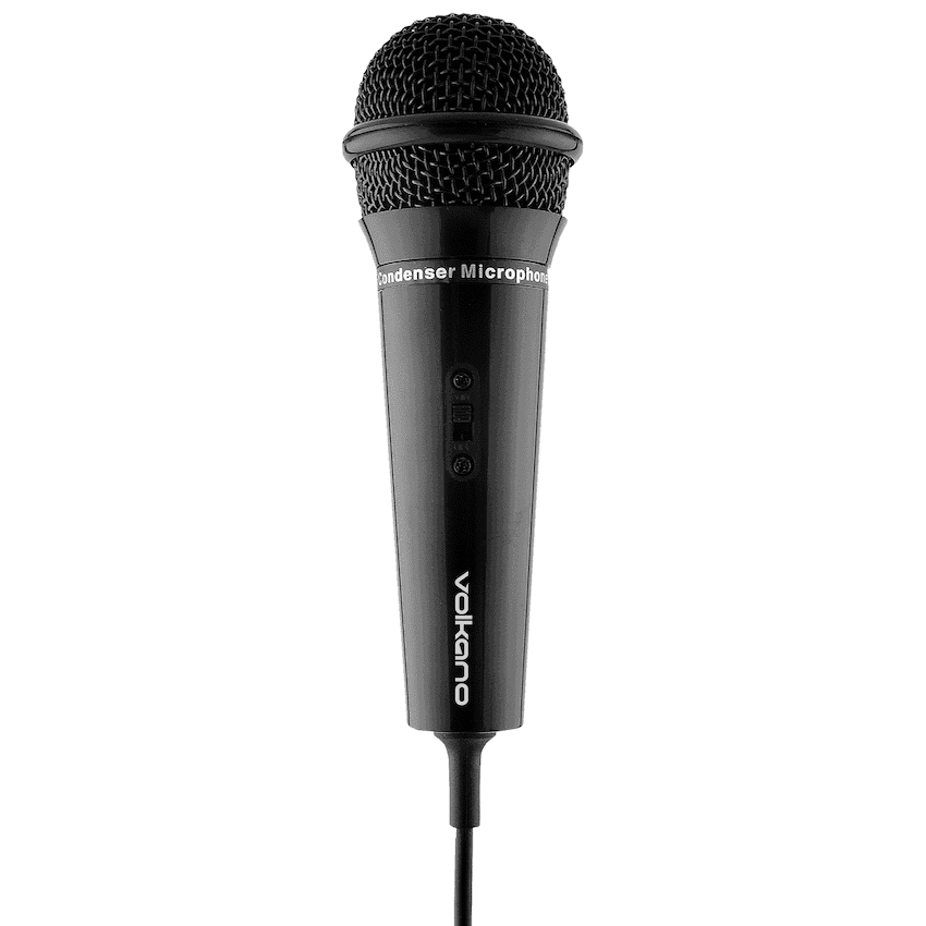 Volkano Stream Vocal Microphone with Tripod, Aux 3