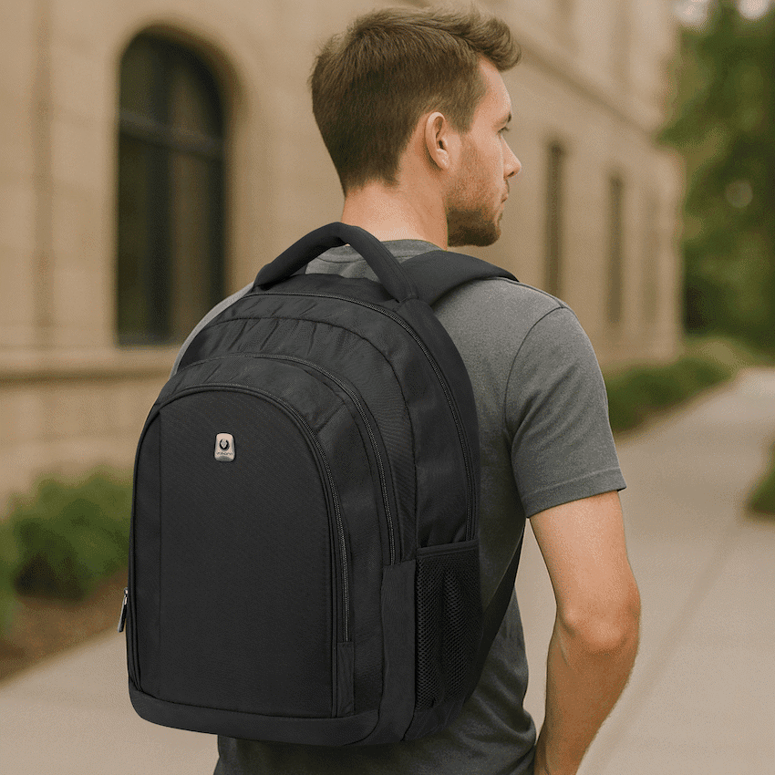 Volkano Stealth 15.6" Laptop Backpack - Black 8