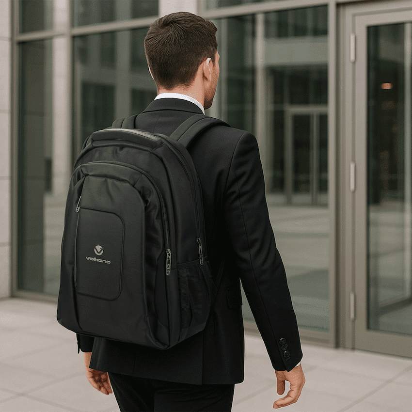 Volkano Bolt series backpack Black 7