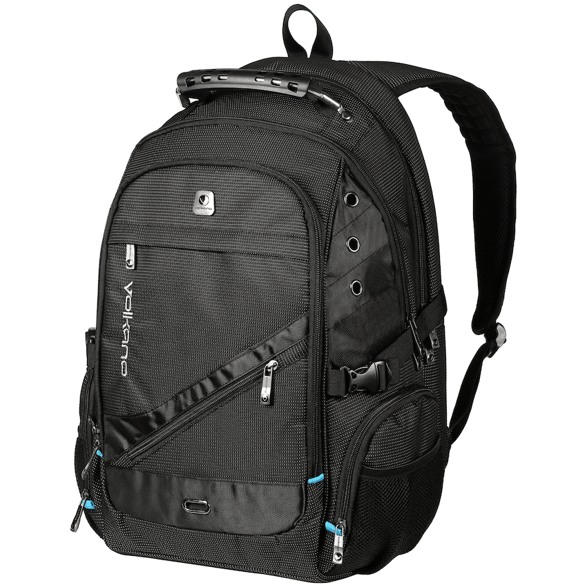 Volkano G-Unit Backpack - Black/Grey/Turquoise 4