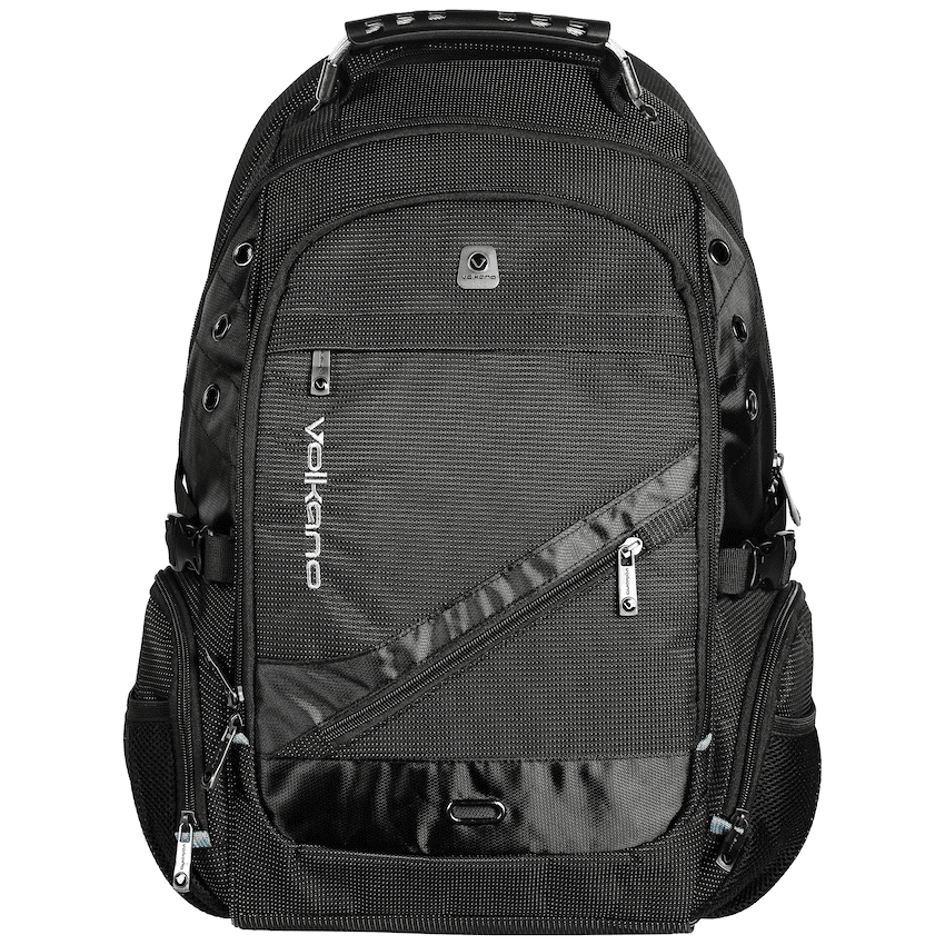 Volkano G-Unit Backpack - Black/Grey/Turquoise 6