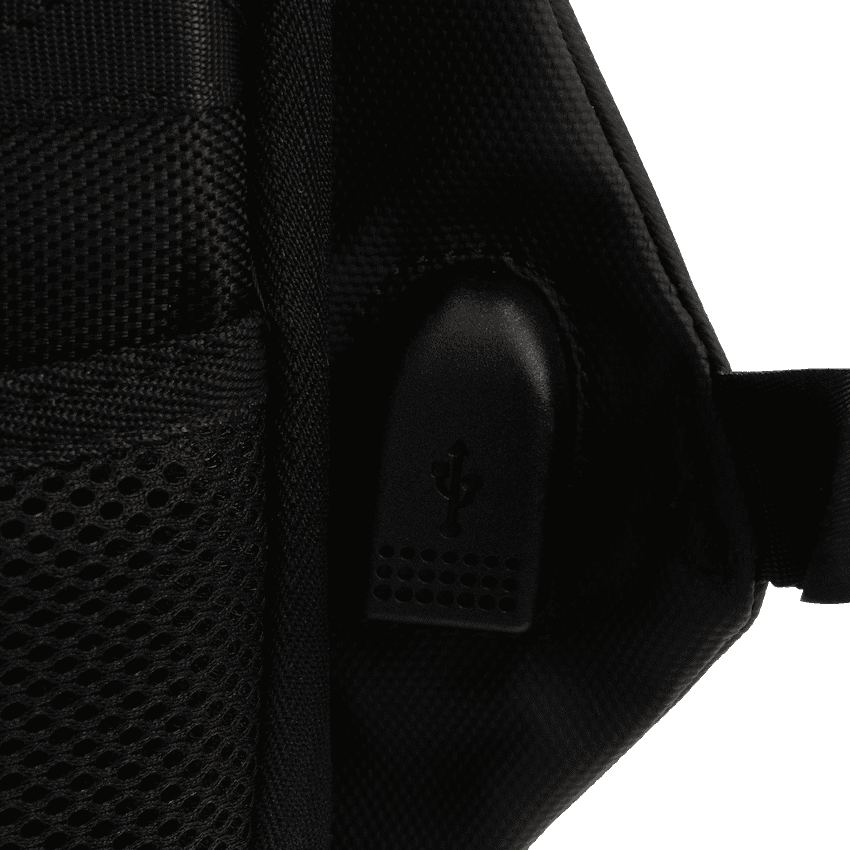 Volkano Smart Deux Laptop Backpack - Black/Charcoal 4