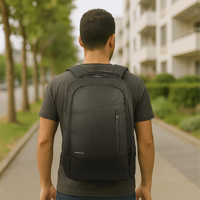 Volkano Refine 15.6" Laptop Backpack - Black/Charcoal 8