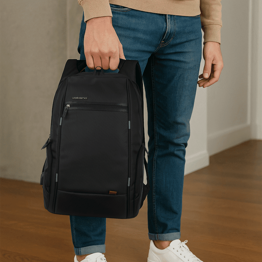 VolkanoX United 15.6" Laptop Backpack - Black 10