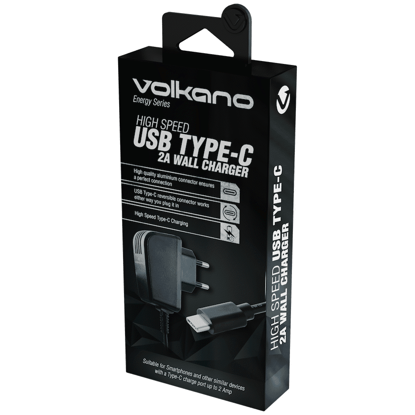 Volkano Energy Series USB Type-C 2a Wall Charger 2