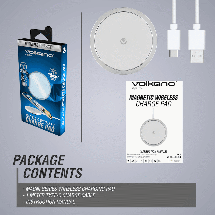 Volkano Magni Series MagSafe Wireless Charge Pad 5