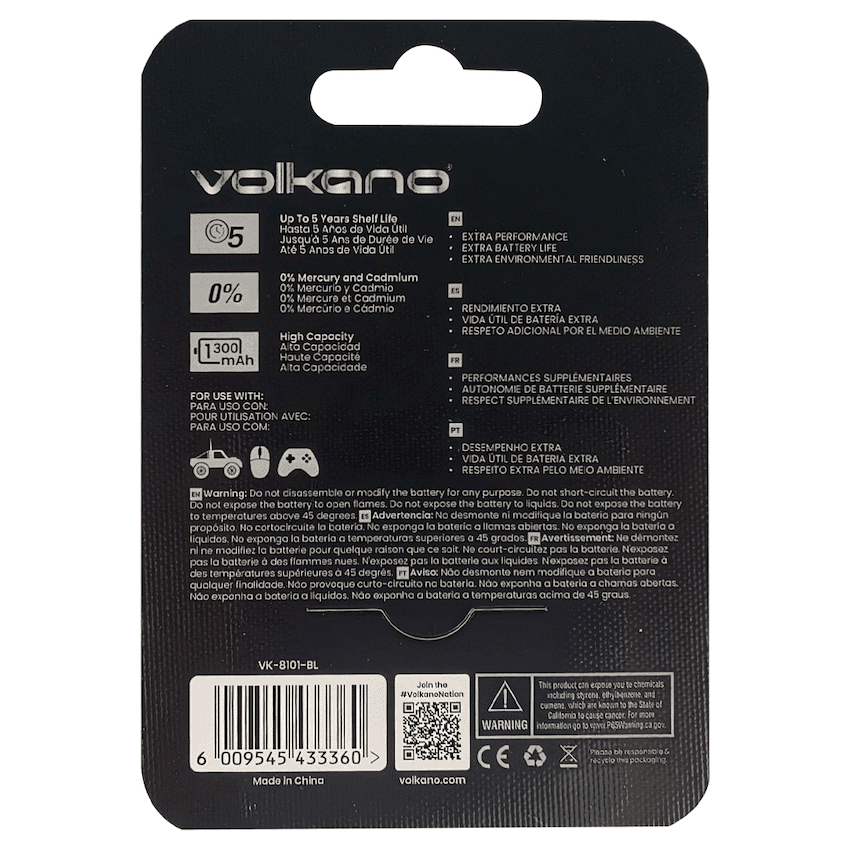 Volkano Extra series Alkaline Batteries AAA pack of 4 3