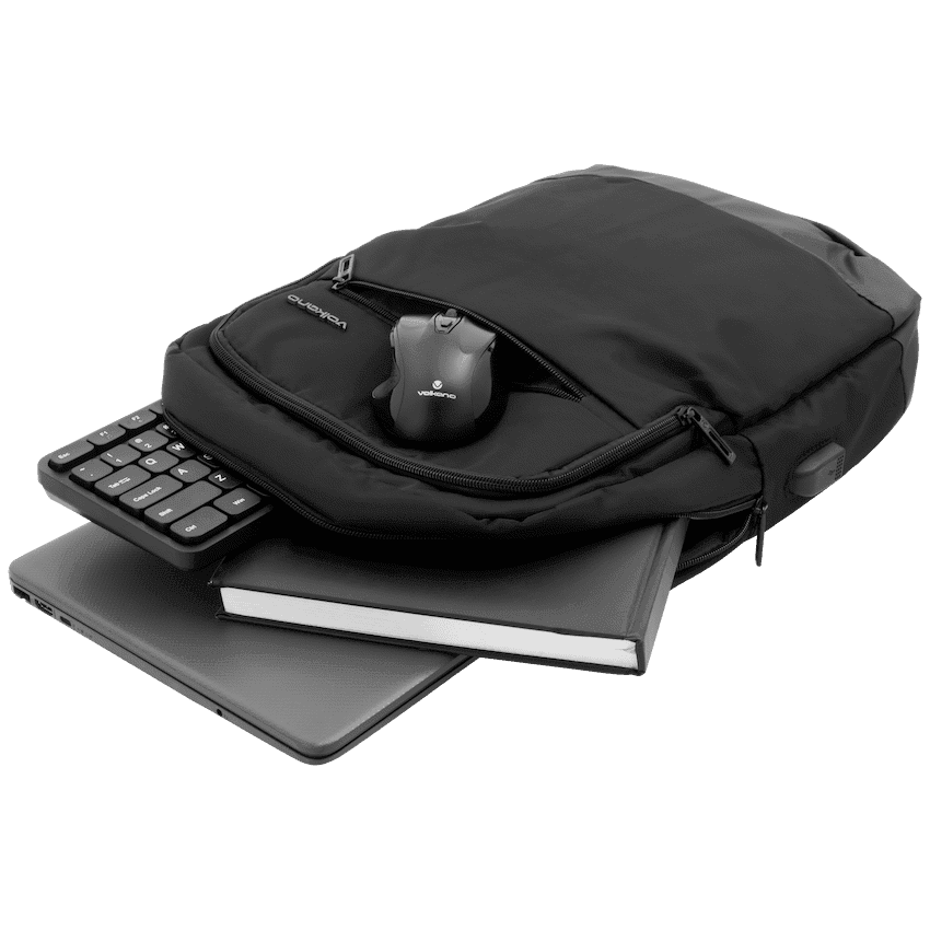 Volkano Roma 15.6" Smart Laptop Backpack - Black 7