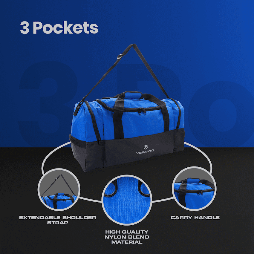 Volkano Rhodes 70l Duffle - Blue 11
