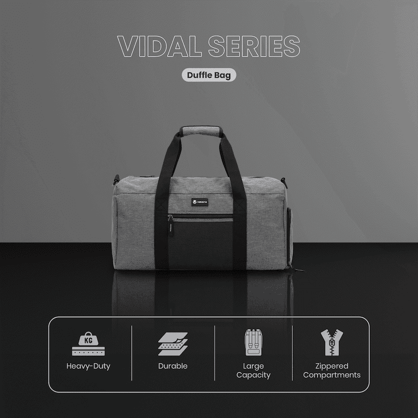 Volkano Vidal 35l Duffle - Grey 7