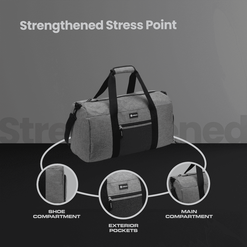 Volkano Vidal 35l Duffle - Grey 8