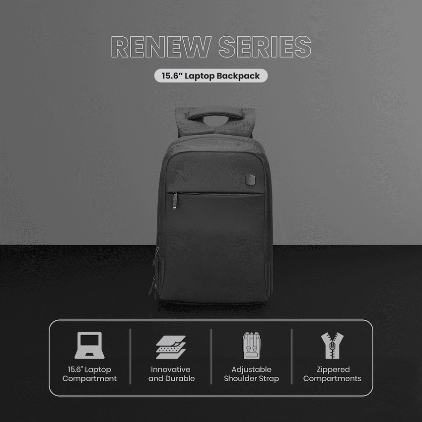 Volkano Renew 15.6" Laptop Backpack - Black 5