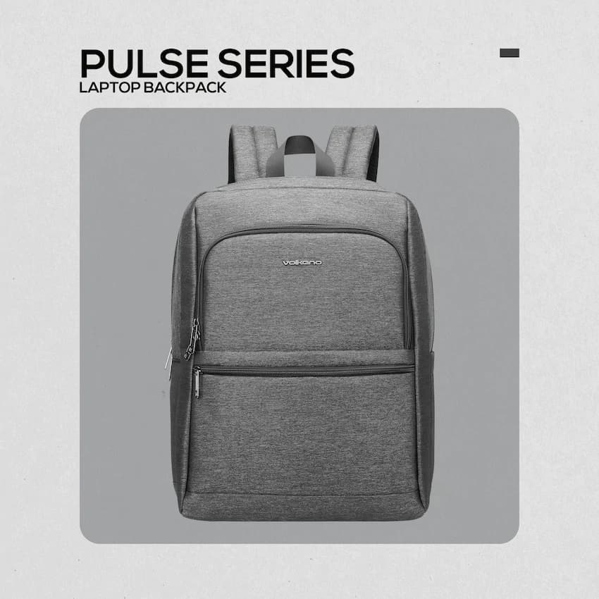 Volkano Pulse 15.6" Laptop Backpack - Charcoal 4