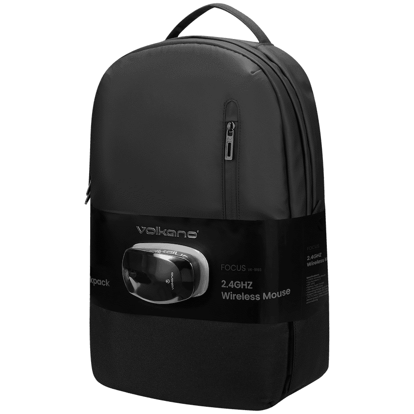Volkano Focus Series 15.6" Laptop Backpack and Wireless Mouse 2