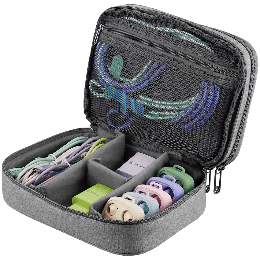 Volkano Cable Organiser Large Grey 5