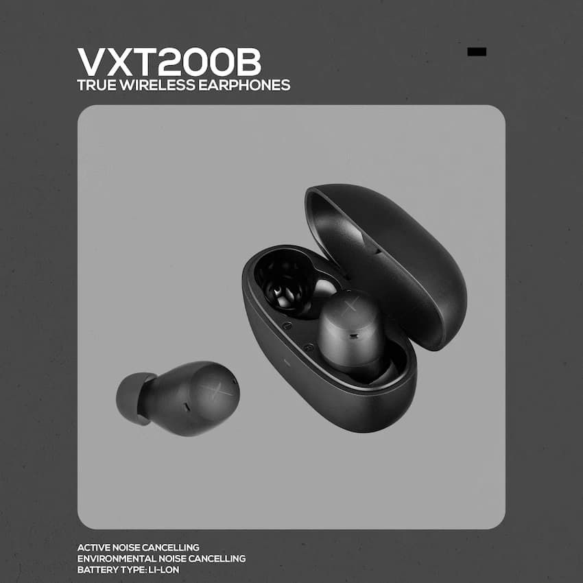 Volkano X VXT200B True Wireless Earphones with Hybrid Active Noise Cancelling 4