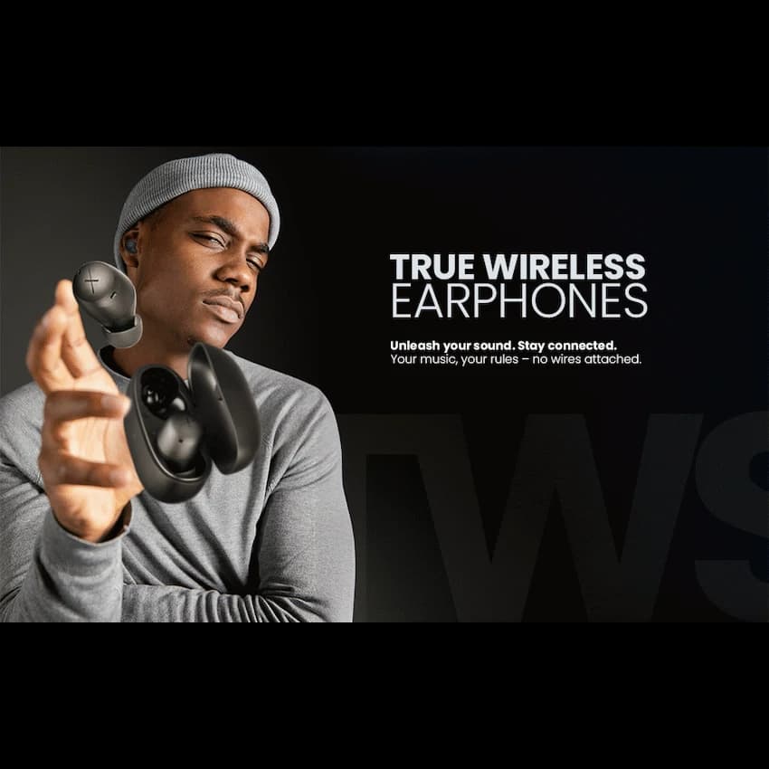 Volkano X VXT200B True Wireless Earphones with Hybrid Active Noise Cancelling 9