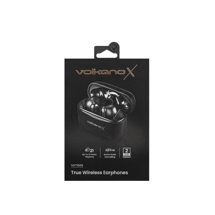 VolkanoX VXT100S TWS Earphones - Black 7