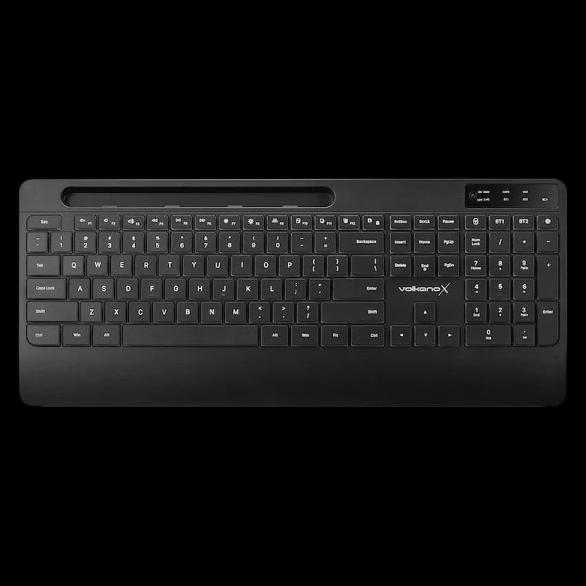 VolkanoX Gem Bluetooth Wireless Keyboard and Mouse - Black 3