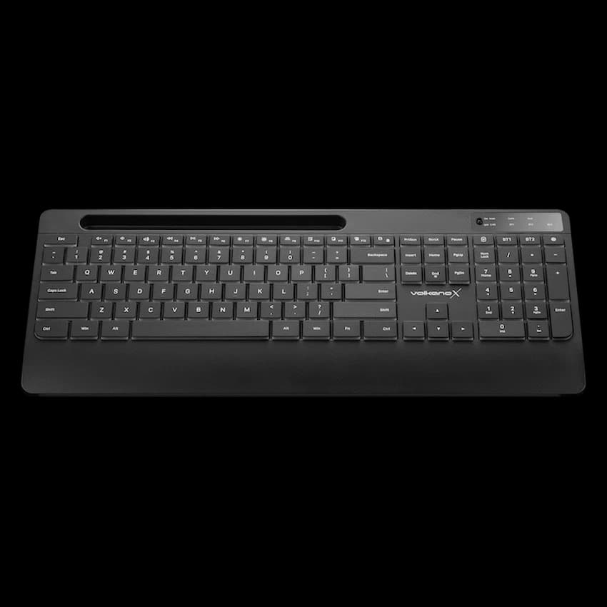 VolkanoX Gem Bluetooth Wireless Keyboard and Mouse - Black 7