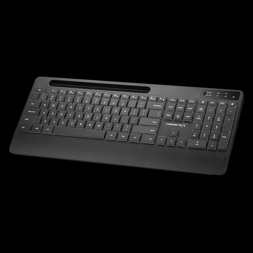 VolkanoX Gem Bluetooth Wireless Keyboard and Mouse - Black 9