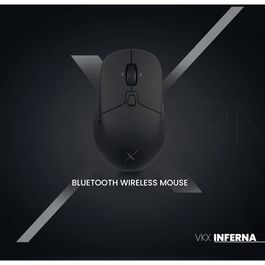 VolkanoX Inferna Bluetooth Wireless Mouse - Graphite 9