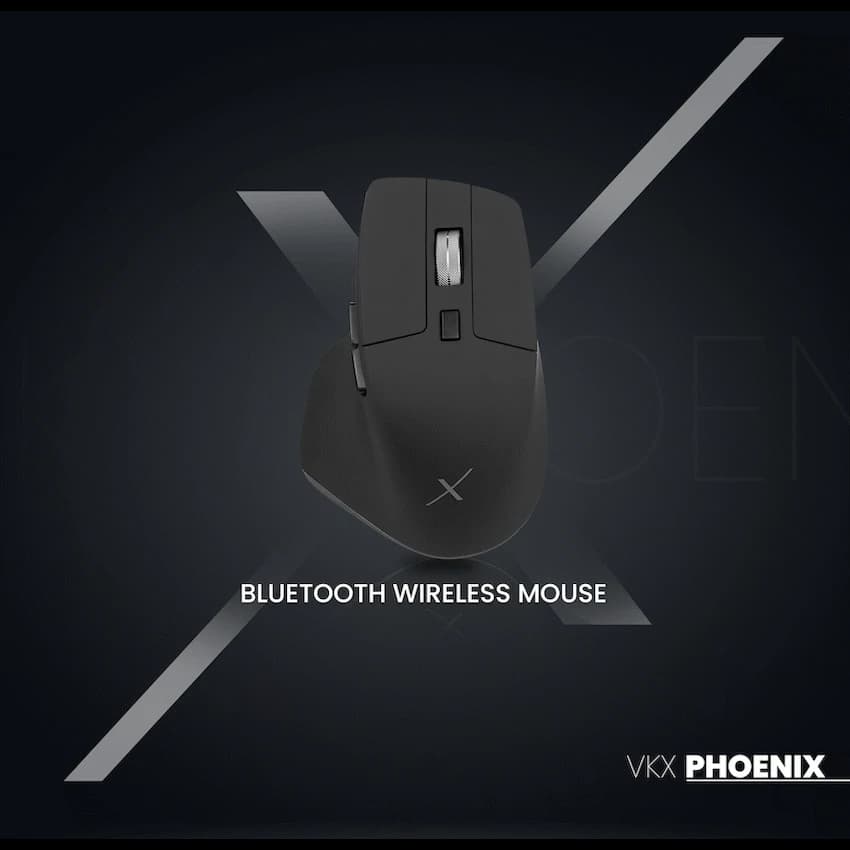 VolkanoX Phoenix Bluetooth Wireless Mouse - Graphite 11