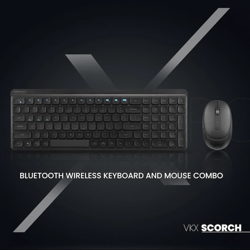 VolkanoX Scorch Bluetooth Wireless Keyboard and Mouse Combo - Graphite 17