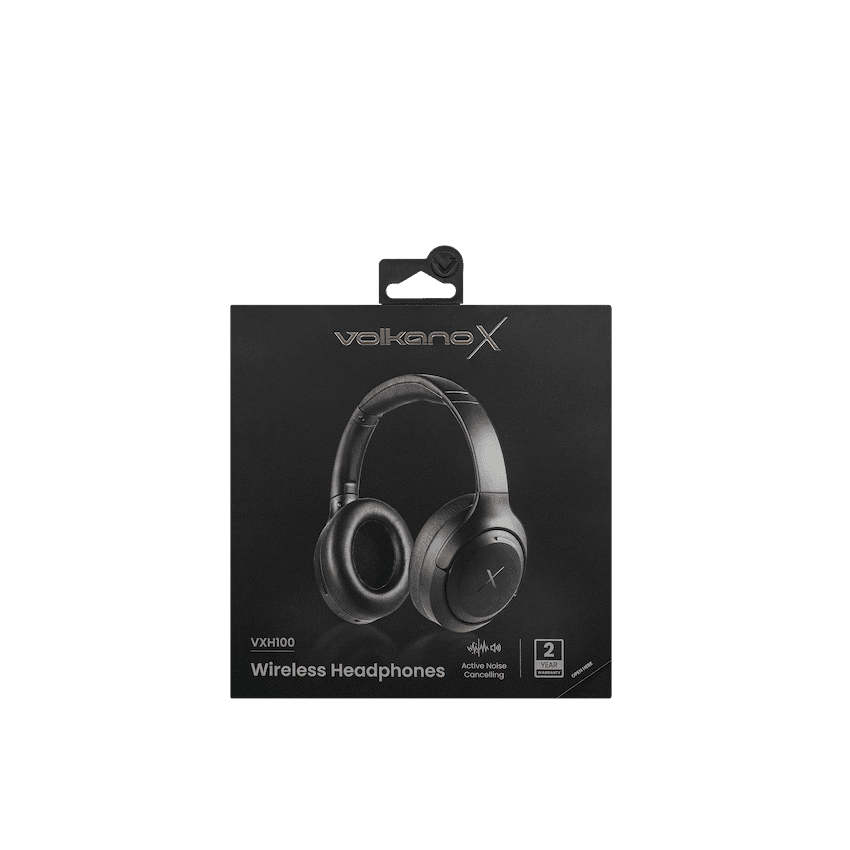 VolkanoX VXH100 Bluetooth Headphones with ANC  - Black 8