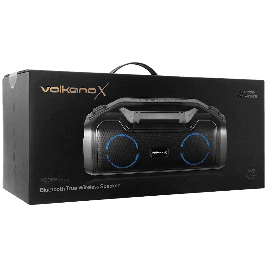 VolkanoX Adder Series Bluetooth Speaker - Black 10