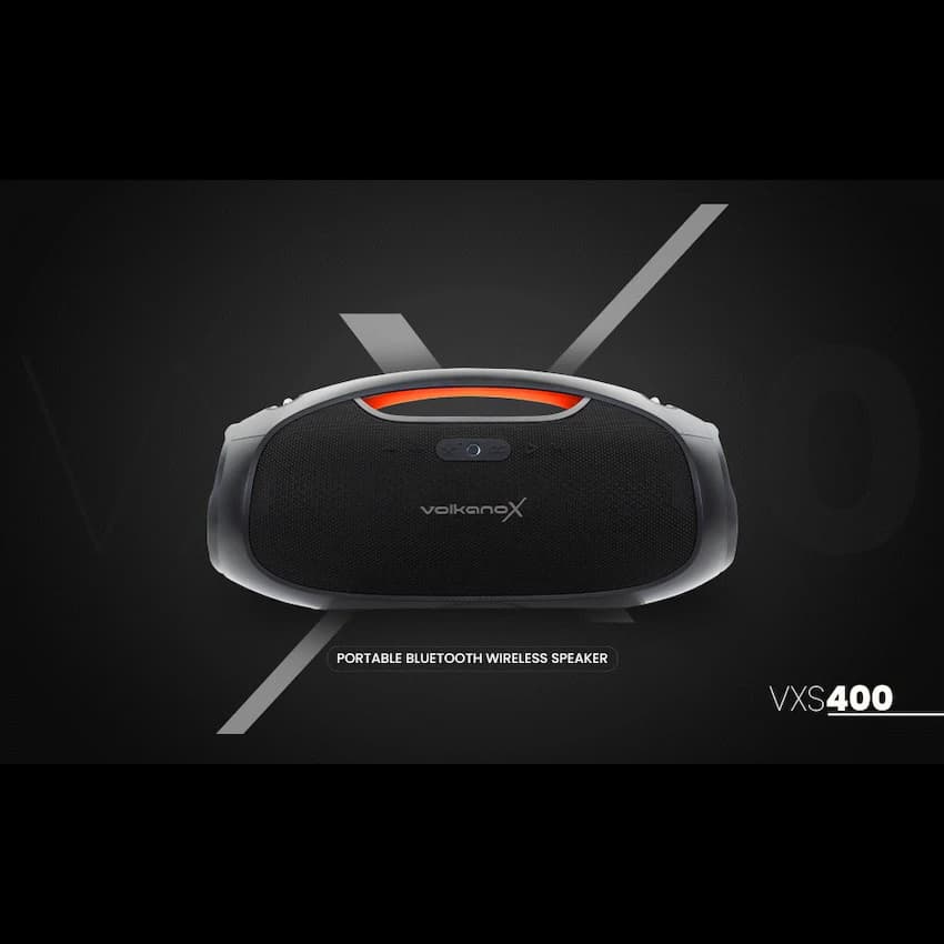 VolkanoX VXS400 Portable Bluetooth Speaker - Black 8