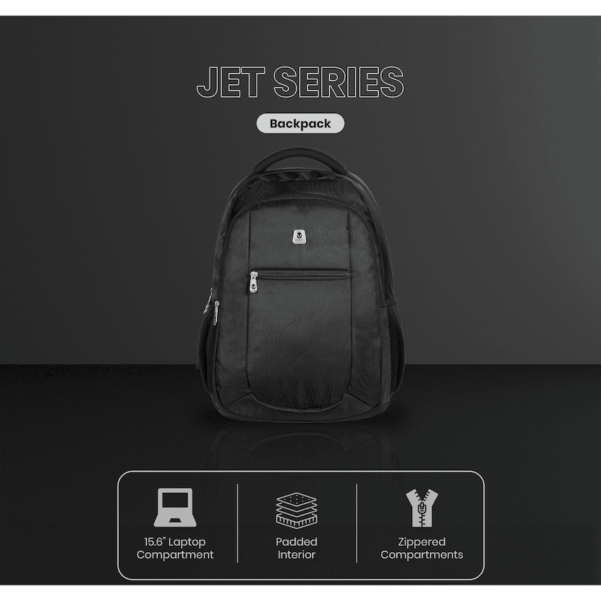 Volkano Jet Backpack 15.6" - Black 5