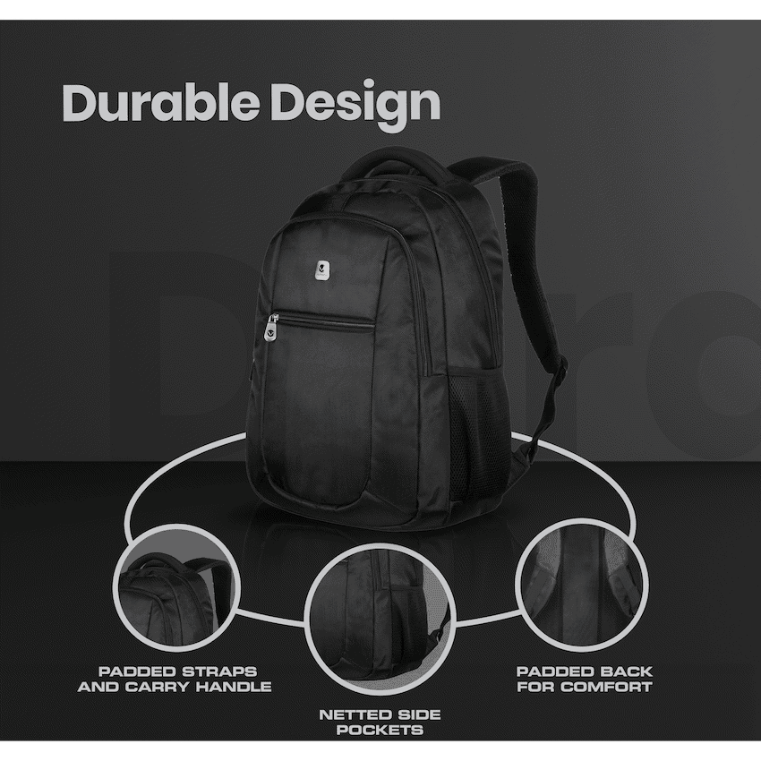 Volkano Jet Backpack 15.6" - Black 6