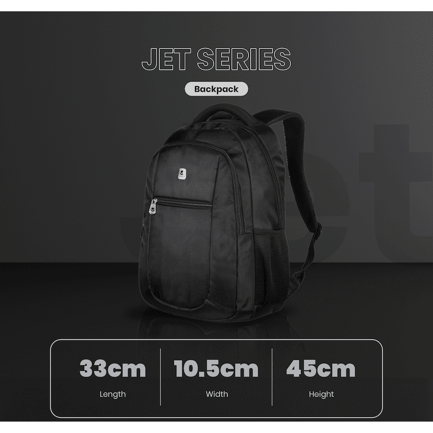Volkano Jet Backpack 15.6" - Black 8
