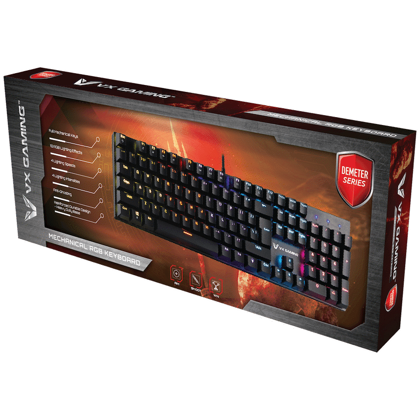 VX Demeter Series Mechanical Keyboard with Full RGB Lighting 2