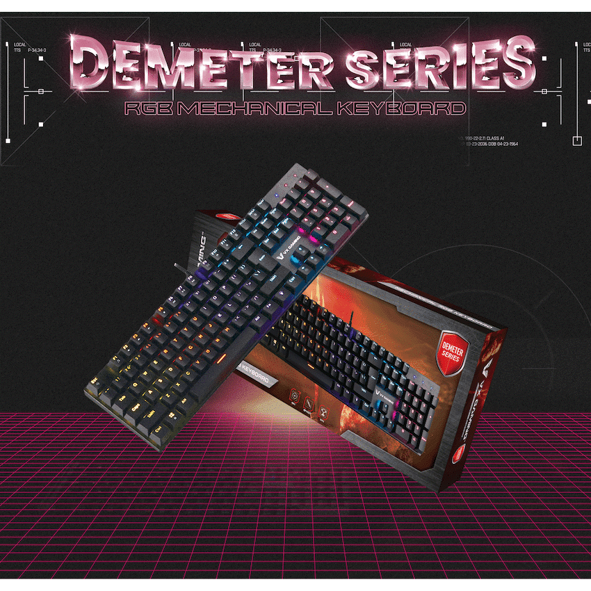 VX Demeter Series Mechanical Keyboard with Full RGB Lighting 7