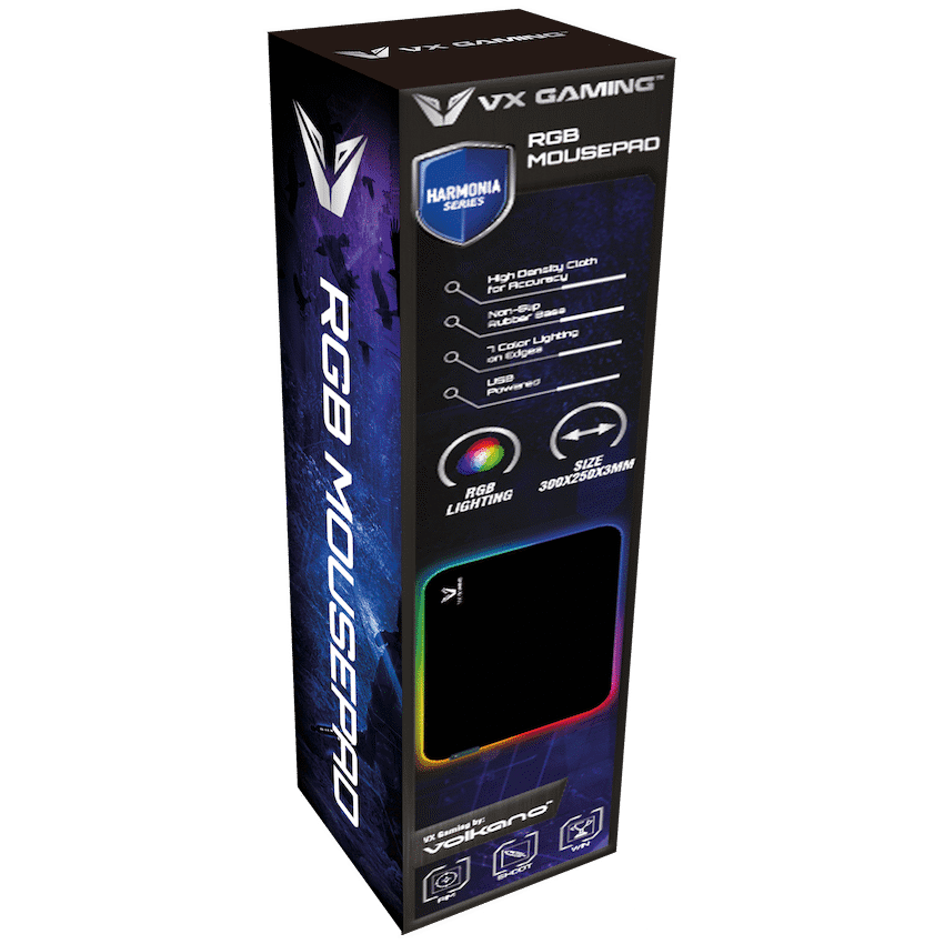 VX Gaming Harmonia RGB Mouse Pad 300x250x3mm 2