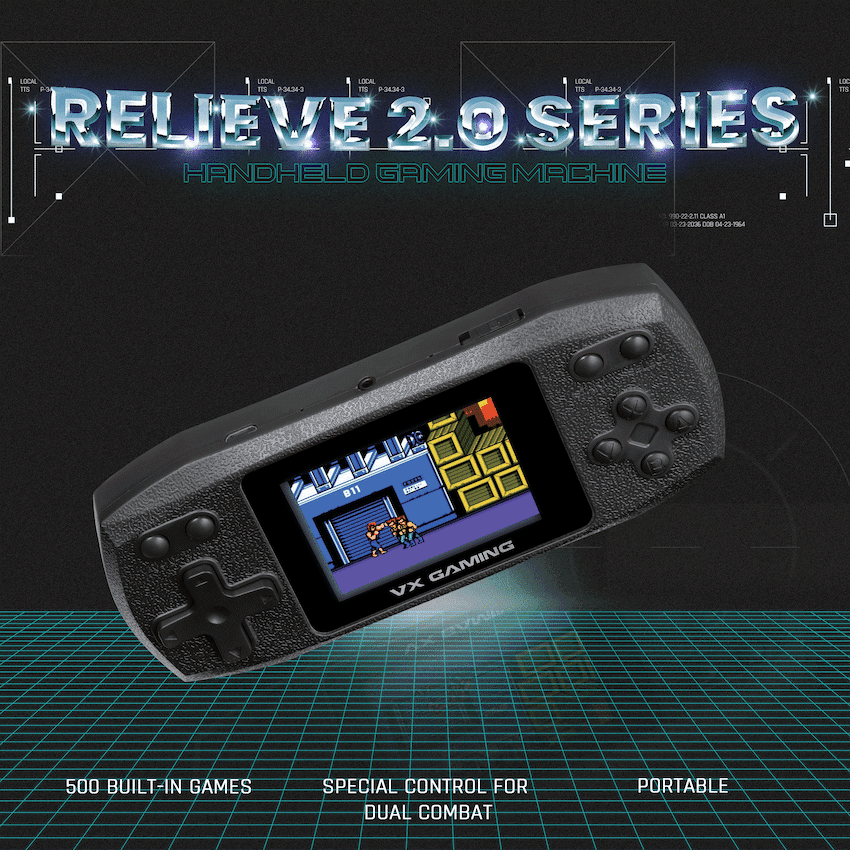 VX Gaming Relieve Series Handheld Gaming Machine - Black 3