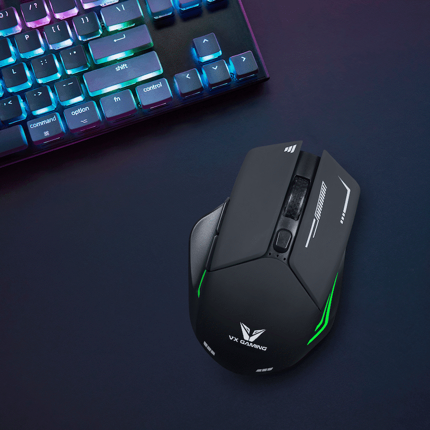 VX Gaming Kratos Series Wireless Rechargeable RGB Gaming Mouse 5