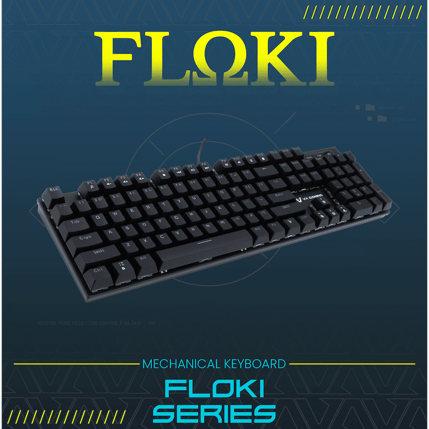 VX Gaming Floki RGB Full Mechanical Keyboard 4