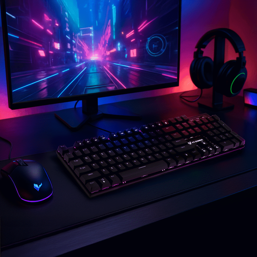 VX Gaming Floki RGB Full Mechanical Keyboard 8