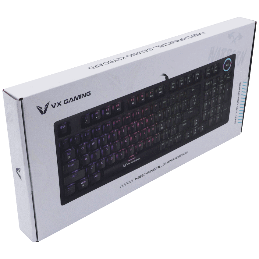 VX Gaming Warborn RGB TKL Mechanical Keyboard 3