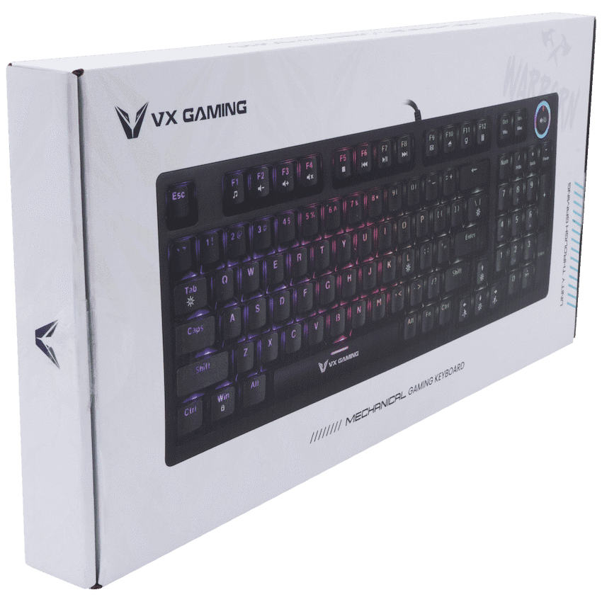 VX Gaming Warborn RGB TKL Mechanical Keyboard 4