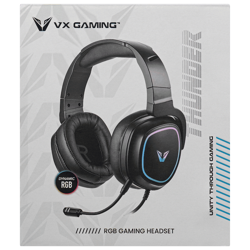 VX Gaming Thunder series Gaming Headset RGB 14