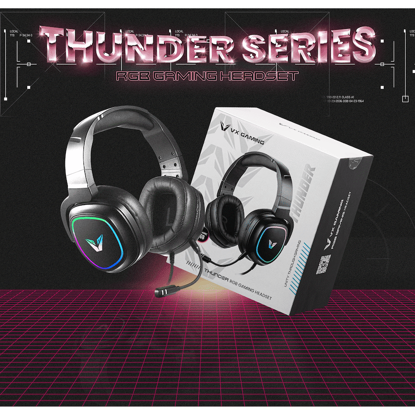 VX Gaming Maverick series Gaming Headset RGB 7