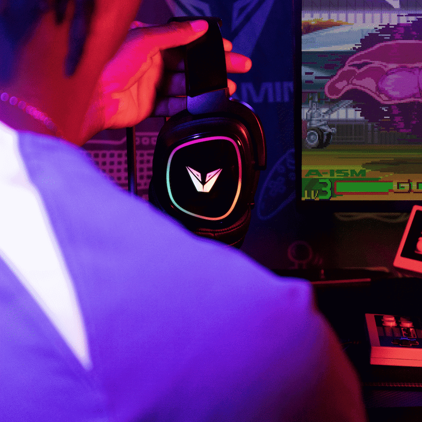 VX Gaming Stealth Series Wireless Gaming Headset - RGB 5