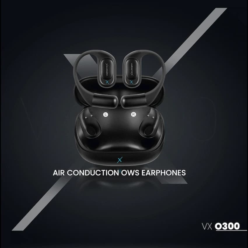 VolkanoX O300 Air Conduction OWS Earphones - Black 6