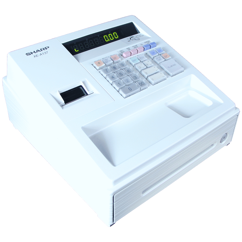 Sharp XE-A137-WH Cash register 2
