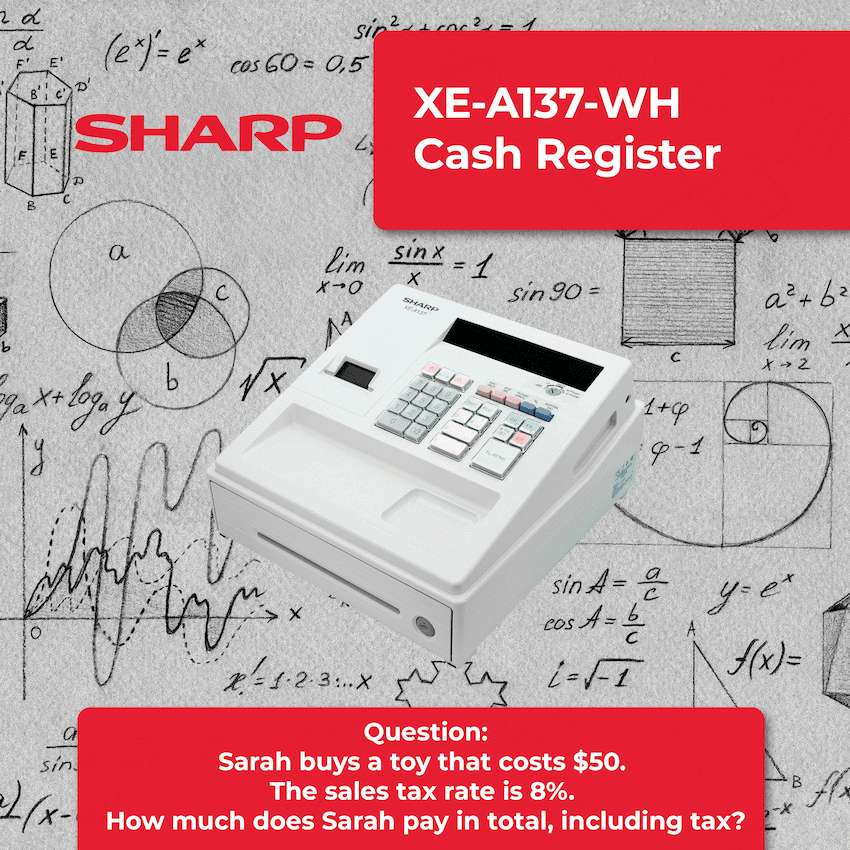 Sharp XE-A137-WH Cash register 3